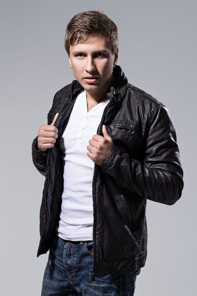 leather jacket