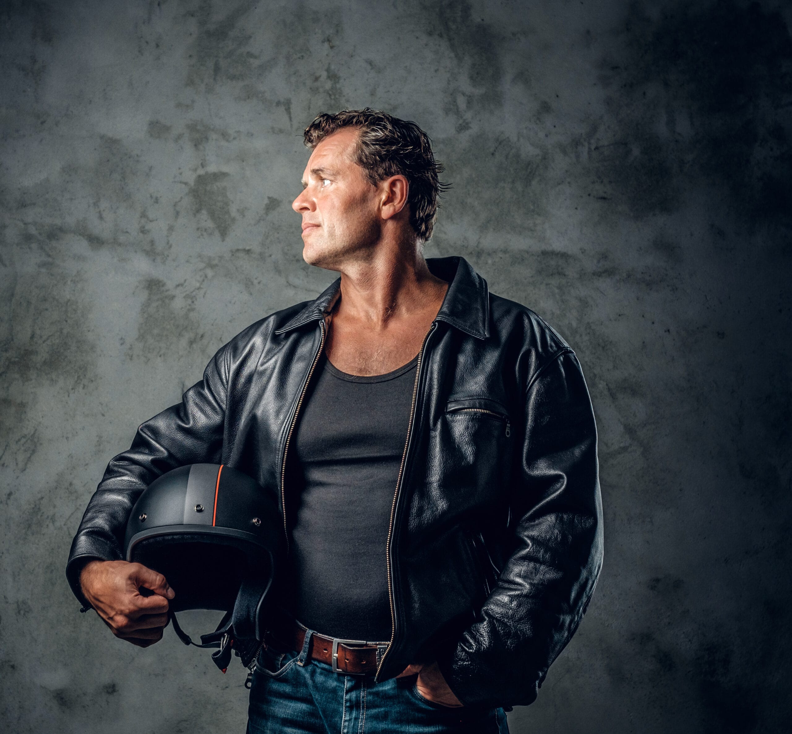 leather jacket